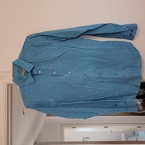 Express, medium fitted, light blue